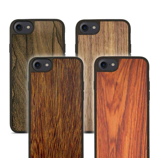 Biodegradable Wood Backing Phone Case - Black - MMORE