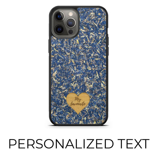 Blue Cornflower - Personalized phone case - Personalized gift