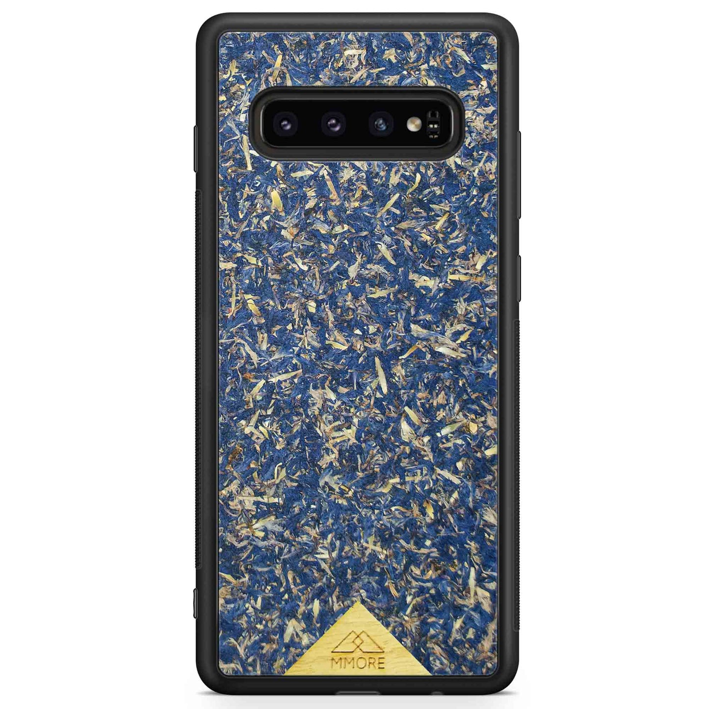 Organic blue cornflower phone case full protection durable and drop tested
