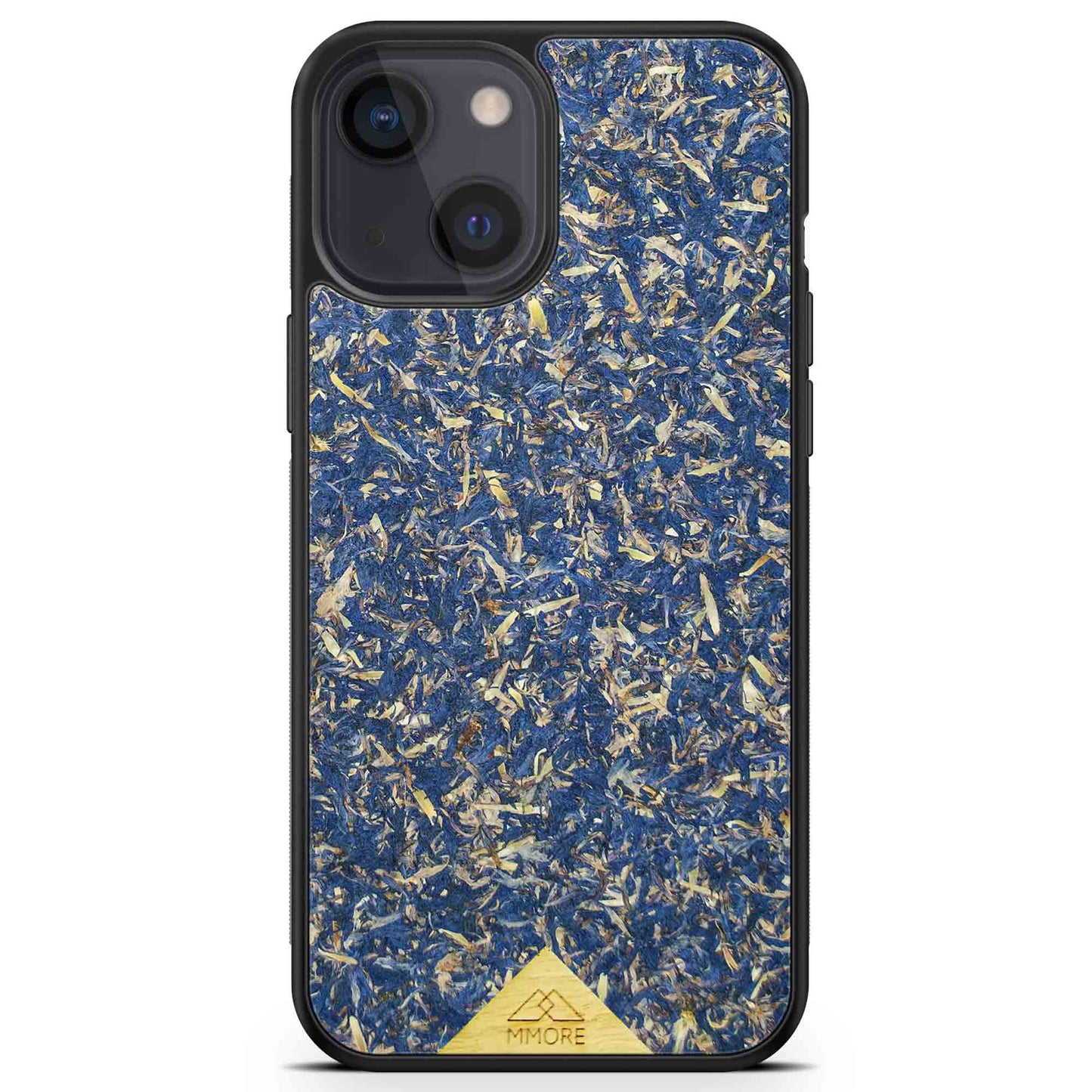 Organic blue cornflower phone case full protection durable and drop tested
